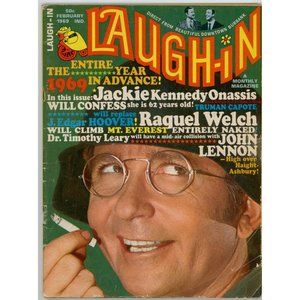LAUGH-IN MAGAZINE #4 ©1969 Based on the 1960s TV comedy series, Goldie centerfol